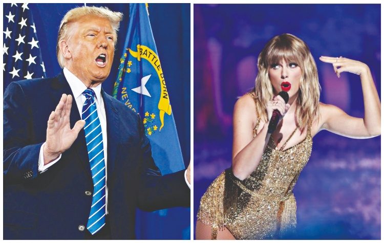 ΗΠΑ: Αντίπαλος του Τραμπ η… Τέιλορ Σουίφτ