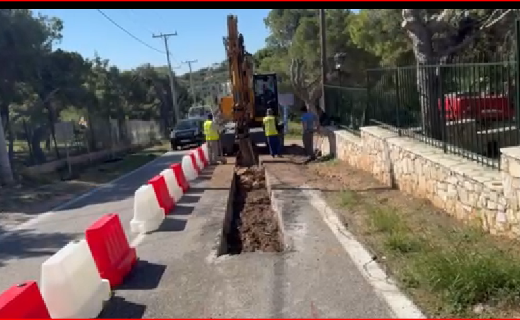 Αποχέτευση οικισμού Ποσειδωνίας Δήμου Λαυρεωτικής