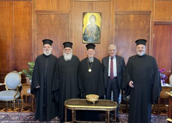 Συνάντηση Λ. Κυρίζογλου με τον Οικουμενικό Πατριάρχη Βαρθολομαίο
