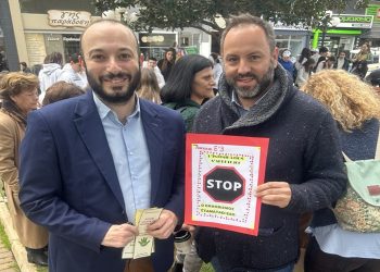 Μάριος Ψυχάλης και Κώστας Σωτηρίου παραβρέθηκαν σε δράση κατά του σχολικού εκφοβισμού