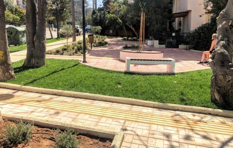 Έτοιμη η μικρή πλατεία στο Ο.Τ. 104