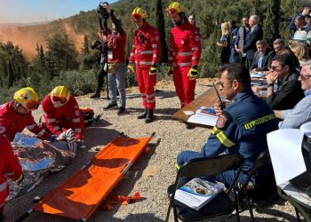 «Παρών» της πόλης στην άσκηση «Αινείας» στον Υμηττό
