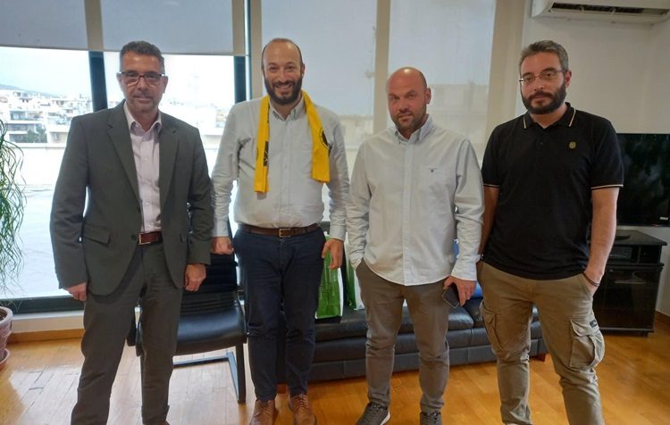 Με τον Μάριο Ψυχάλη συναντήθηκε η διοίκηση του ΚΑΟ Λυκόβρυσης