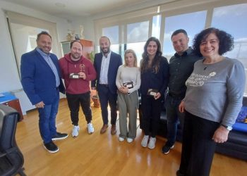 Την πρωταθλήτρια Ευρώπης Αλεξάνδρα  Εφραίμογλου υποδέχθηκε ο Μάριος Ψυχάλης