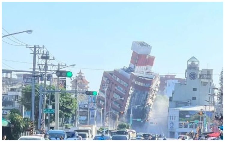 Πανικός από τον φονικό σεισμό στην Ταϊβάν- Τουλάχιστον 7 νεκροί και 711 τραυματίες