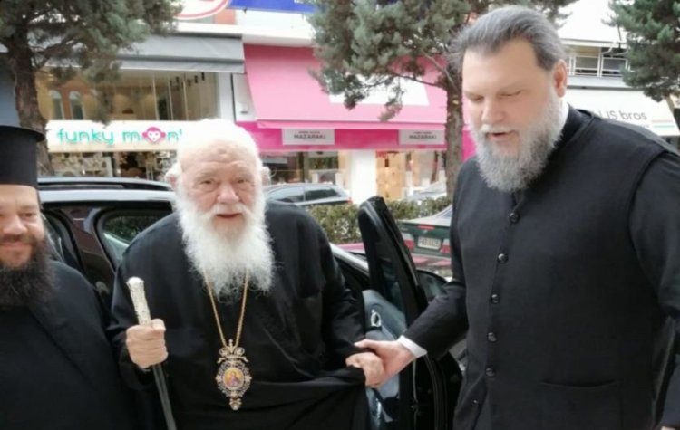 Επίσκεψη του Αρχιεπισκόπου Αθηνών στη Μητρόπολη Νέας Ιωνίας