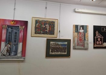 Εγκαινιάστηκε η έκθεση εικαστικών Τεχνών στην αίθουσα «Μ. Αναγνωστάκης»