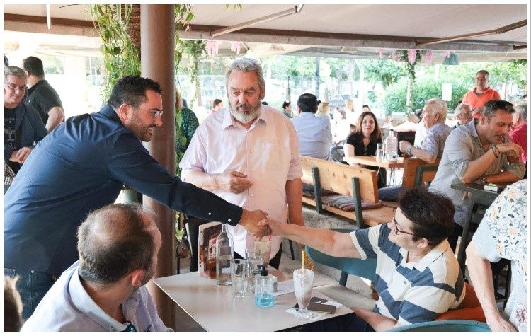 Στο Ηράκλειο ο υποψήφιος Ευρωβουλευτής ΠΑΣΟΚ Ανδρέας Σπυρόπουλος