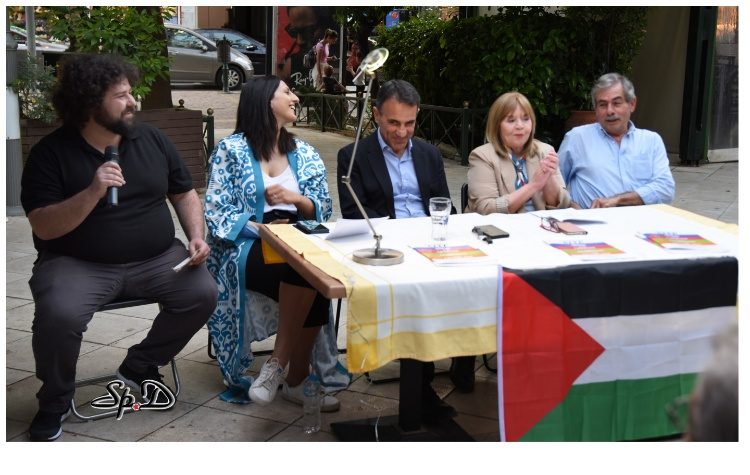 Προεκλογική εκδήλωση της Ενωτικής Πρωτοβουλίας ΜέΡΑ 25 Ανατρεπτική Οικολογική Αριστερά στο Μαρούσι