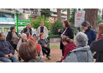 ΝΕΑ ΑΡΙΣΤΕΡΑ: Αναλύθηκαν οι θέσεις του κόμματος σε συνάντηση στο εκλογικό περίπτερο