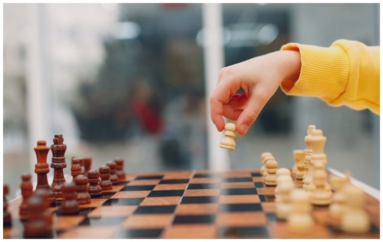 Σκακιστική επίδειξη των παιδικών τμημάτων του Κέντρου Τέχνης και Πολιτισμού