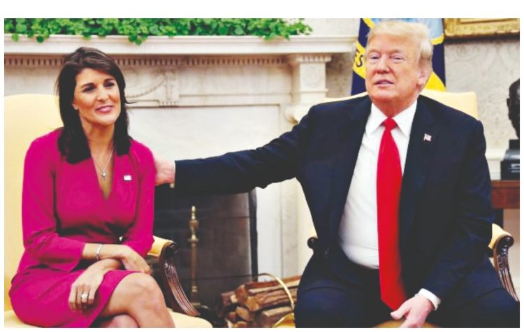 Ντόναλντ Τραμπ: Τον στηρίζει και η Χέιλι