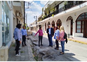 Αυτοψία Αμπατζόγλου σε ανακατασκευές και συντήρηση δρόμων του Αμαρουσίου