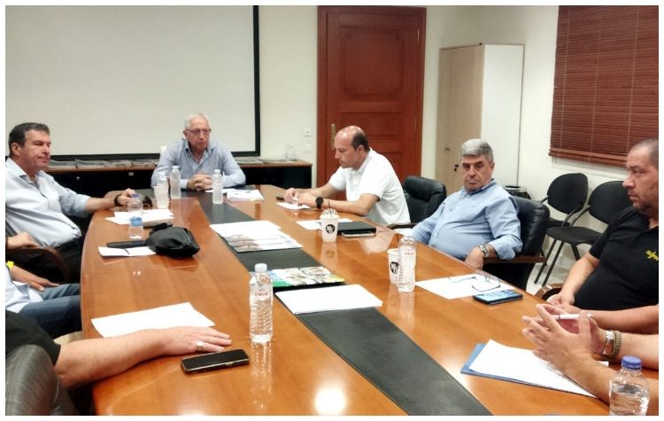 Συνάντηση Αμπατζόγλου με το Δ.Σ. του Γ.Σ. Αμαρουσίου