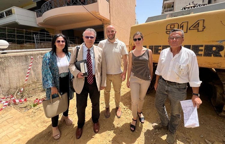 Μ. Ψυχάλης και Θ. Ασκητής επιθεώρησαν τις εργασίες κατασκευής του ΚΑΠΗ στην Κάτω Πεύκη