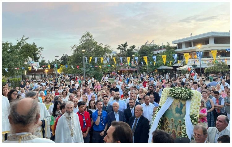 Τα Βριλήσσια τίμησαν με λαμπρότητα την εορτή της Αναλήψεως