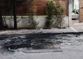 Μολότοφ έξω από το σπίτι της προέδρου του Αρείου Πάγου στου Παπάγου