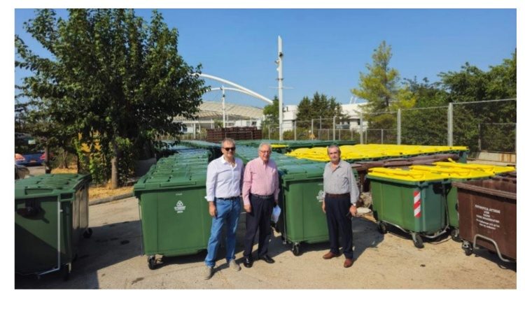 Δήμος Αμαρουσίου: Ξεκίνησε η προμήθεια 1.830 νέων κάδων απορριμμάτων και ανακύκλωσης