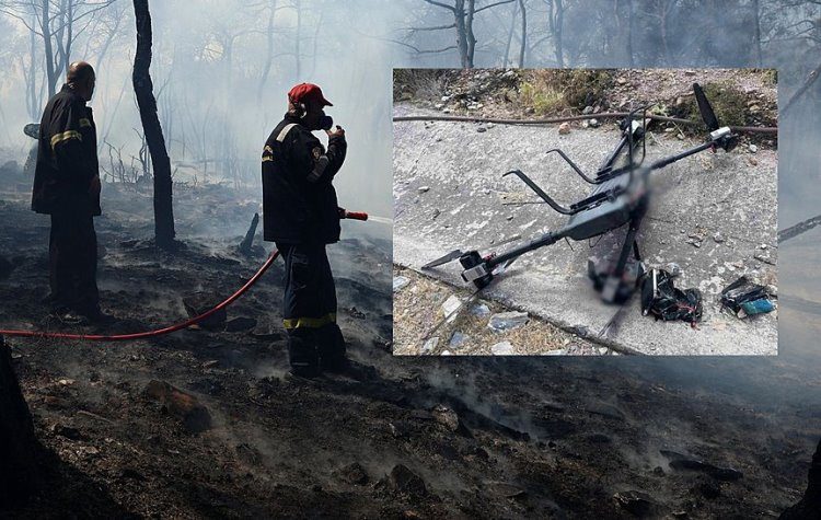 Μια σύλληψη για τη φωτιά στα Γλυκά Νερά – Βίντεο με το υπό έρευνα drone
