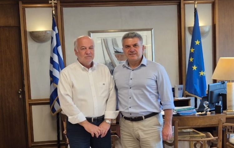 Συνάντηση του Π. Μανούρη με τον Υπουργό Δικαιοσύνης Γ. Φλωρίδη