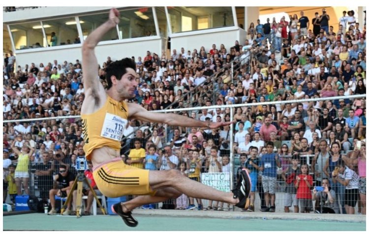 «Πέταξε» στα 8.42 ο Μίλτος Τεντόγλου