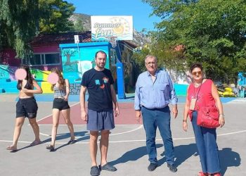 Την κατασκήνωση φιλοξενίας παιδιών του Δήμου επισκέφθηκε ο Μανώλης Διαγουμάς