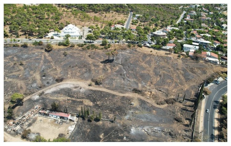 Στα 3 εκ. ευρώ το εκτιμώμενο κόστος των ζημιών από την πυρκαγιά για τον Δήμο Πεντέλης