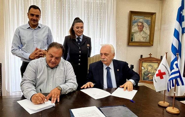 Υπογραφή Μνημονίου Συνεργασίας με τον Ελληνικό Ερυθρό Σταυρό