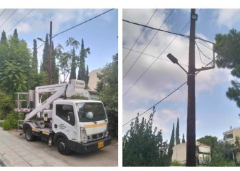 Επεκτείνεται το δίκτυο υψηλού φωτισμού στην οδό Μ. Μπότσαρη