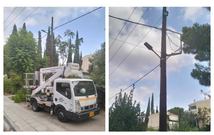 Επεκτείνεται το δίκτυο υψηλού φωτισμού στην οδό Μ. Μπότσαρη