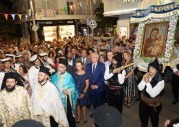 Mε λαμπρότητα o εορτασμός της Παναγίας Θεοτόκου στο Μαρούσι