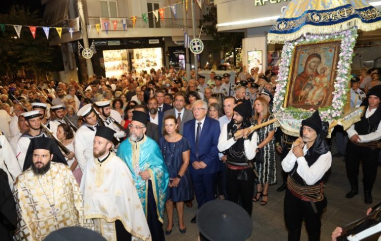 Mε λαμπρότητα o εορτασμός της Παναγίας Θεοτόκου στο Μαρούσι