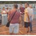 Αυτοψία «Λαϊκής Συσπείρωσης» στο γήπεδο Αρίωνα στη Νέα Λέσβο και συζήτηση με κατοίκους