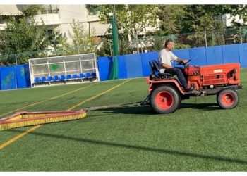 Ολοκληρώθηκαν οι εργασίες συντήρησης των γηπέδων ποδοσφαίρου του Δήμου Βριλησσίων