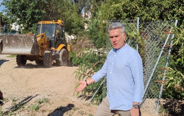 Προχωρούν οι εργασίες διάνοιξης επί της οδού Αλαμάνας