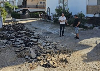 Ικανοποίηση Σαραούδα από την πορεία των έργων στην πόλη