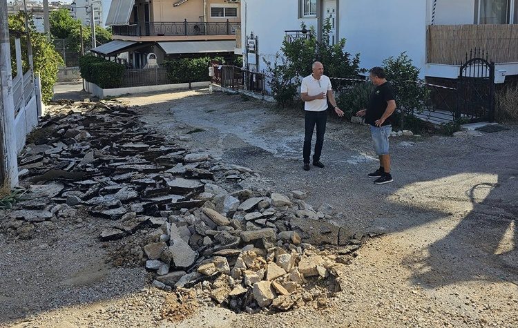 Ικανοποίηση Σαραούδα από την πορεία των έργων στην πόλη