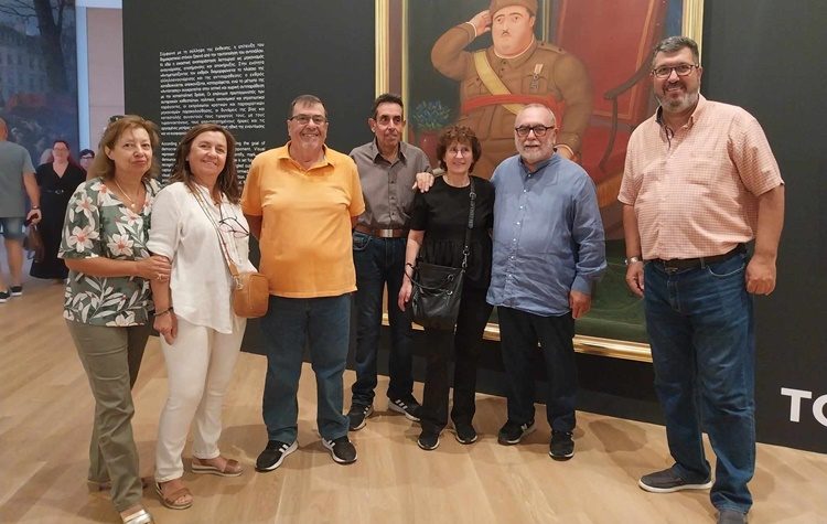 Επίσκεψη Γιάννη Τζέλη στην έκθεση «ΔΗΜΟΚΡΑΤΙΑ»