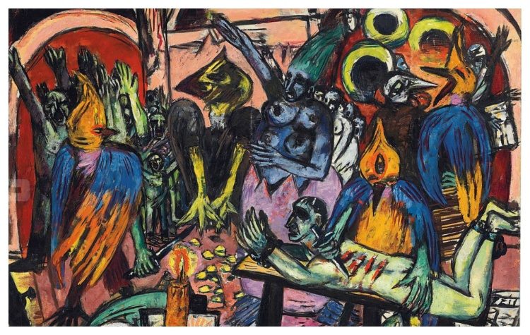 Η πολεμική βία στις αλληγορικές συνθέσεις του Μαξ Μπέκμαν