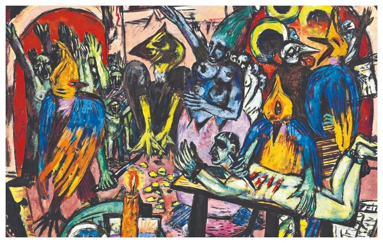 Η πολεμική βία στις αλληγορικές συνθέσεις του Μαξ Μπέκμαν