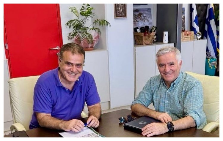 Συνάντηση Αηδόνη με τον Δήμαρχο Παιανίας