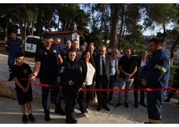 Εγκαινιάστηκαν οι νέες εγκαταστάσεις των εθελοντών Πολιτικής Προστασίας Αγίου Στεφάνου, παρόντος του Βασίλη Κικίλια