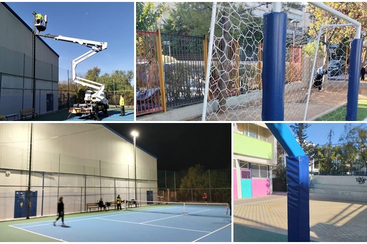 Παρεμβάσεις στις αθλητικές υποδομές σε Λυκόβρυση και Πεύκη