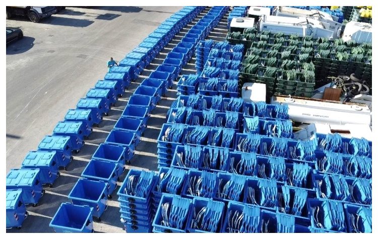 Άλλους 732 κάδους ανακύκλωσης παρέλαβε ο Δήμος Αμαρουσίου