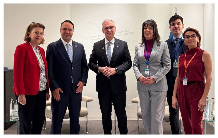 Συνάντηση ΚΕΔΕ με τον πρόεδρο της Κοινοβουλευτικής Συνέλευσης του Συμβουλίου της Ευρώπης Θ. Ρουσόπουλο