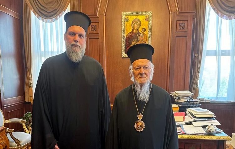 Υποδοχή του Οικουμενικού Πατριάρχη Βαρθολομαίου στην Ι.Μ. Νέας Ιωνίας