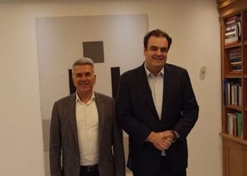 Συνάντηση του Παναγιώτη Μανούρη με τον Κυριάκο Πιερρακάκη