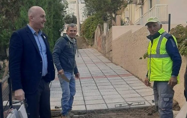 Συνεχίζονται οι αναπλάσεις δρόμων στη Μεταμόρφωση – Ολοκληρώνεται η οδός Γορτυνίας