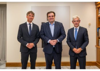 Επίσκεψη Κ. Δούκα και F. Maassen στον Υπουργό Παιδείας Κ. Πιερρακάκη