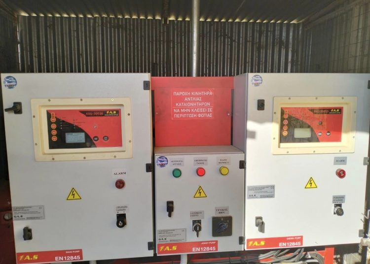 Ολοκληρώθηκε το έργο της πυρασφάλειας στο αμαξοστάσιο του Δήμου